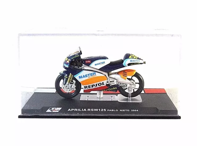 Aprilia Rsw 125 #22 Ixo Altaya 1:24 Diecast Collector's Motorcycle Model , New 2