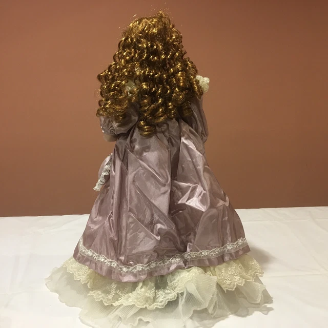 Heritage Signature Collection Porcelain Doll, Camille, 23” W/ Hat, COA 2