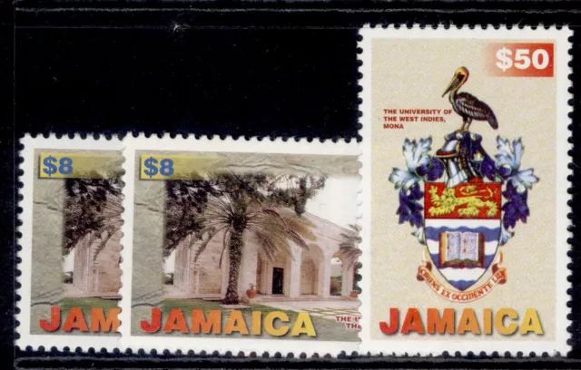 JAMAICA QEII SG920-922, 1998 University set, NH MINT.