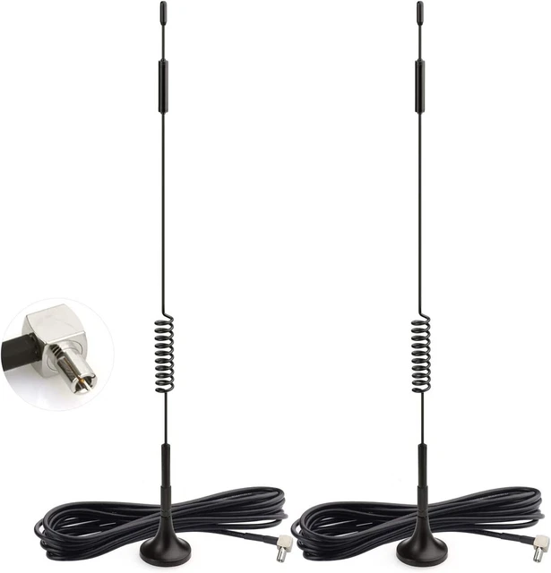 Bingfu 4G LTE Antenna TS9 Aerial 7dBi Magnetic Base External Network Antenna au|