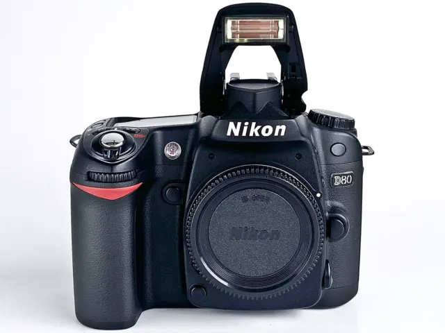 NIKON D80 DSLR  10.2mp DX Format Camera Body w Nikon Cap, *PLEASE READ ALL*