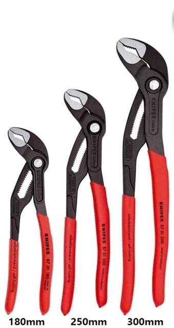 KNIPEX Cobra® Pinza Regolabile Di Nuova Generazione Per Tubi E Dadi 300mm - Foto 3