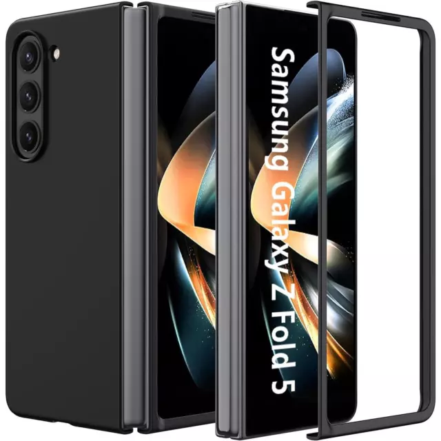 Schutz Hülle für Samsung Galaxy Z Fold 5 Case Silikon Handy Hülle Slim Cover