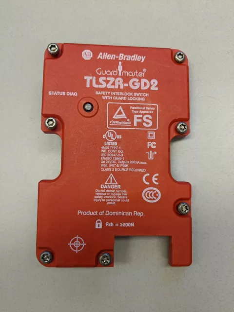 Allen-Bradley TLSZR-GD2 Guardmaster Safety Interlock Switch Cover/Lid