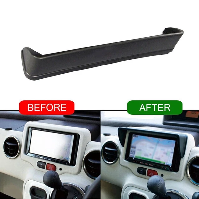 Car GPS Navigation Hood Visor Radio Sun Shade Anti-Glare Cover 20.5cm 8 Inch New