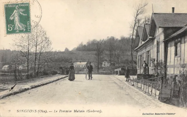 Cpa 60 Songeons Le Pommier Malsoin Gerberoy