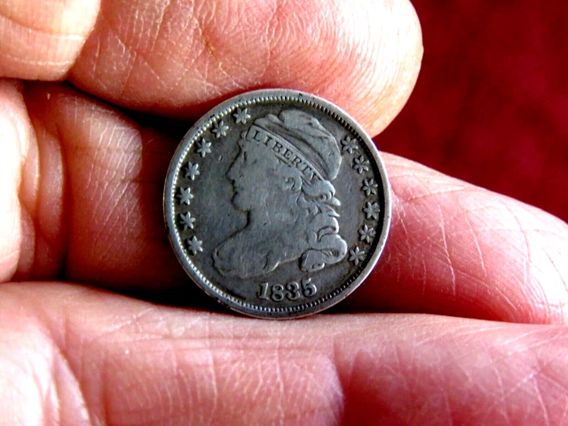 Nice 1835 10C Capped Bust Dime VF