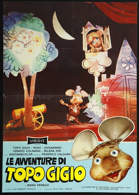 CINEMAFOTOBUSTA LE AVVENTURE DI TOPO GIGIO rosy, giovannino, CALDURA