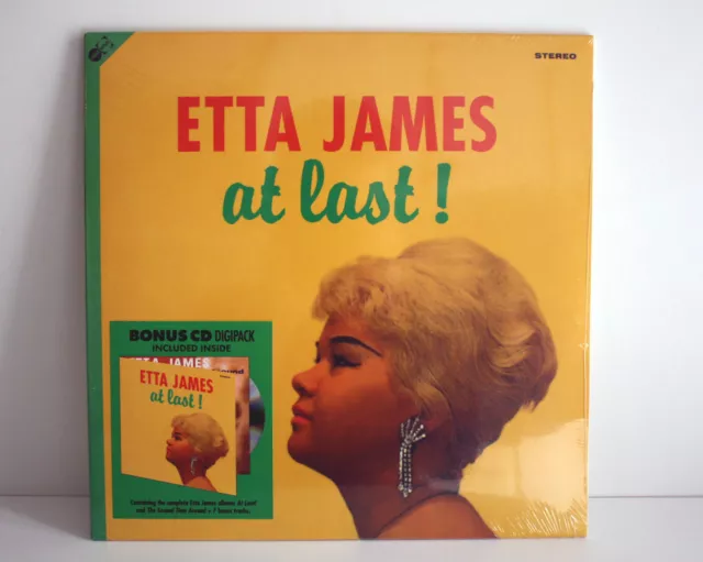 Etta James At Last! LP Vinilo 180 + CD Groove Replica 2020 Nuevo Precintado