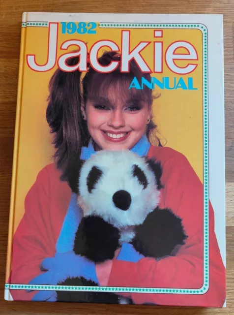 ANNUAL - Vintage Jackie Annual 1982 Hardback Unclipped Girls Talk Fashion