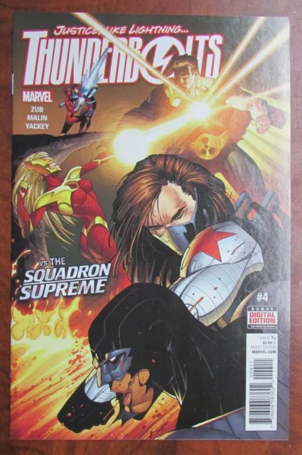 Comic Book  Marvel Comics Justice Like Lightning Thunderbolts #4