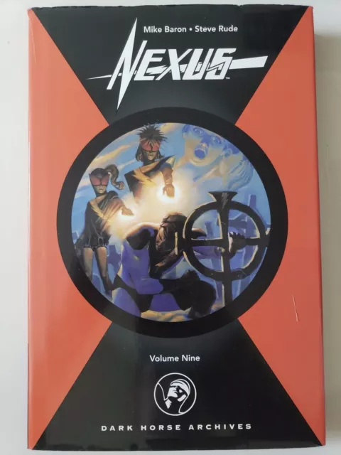 NEXUS DARK HORSE ARCHIVES Volume 9 HARDCOVER 2009 MIKE BARON! STEVE RUDE!