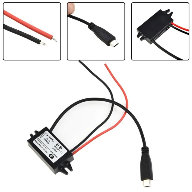 Chargeur intelligent fiable USB type C 12V 24V convertisseur sortie de courant s
