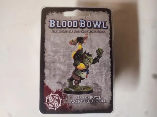 Blood Bowl Armoured Troll Big Guy Forge World Sealed Games workshop oop