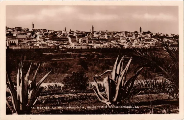 CPA AK MEKNES - La Medina Panorama MAROC (796603)