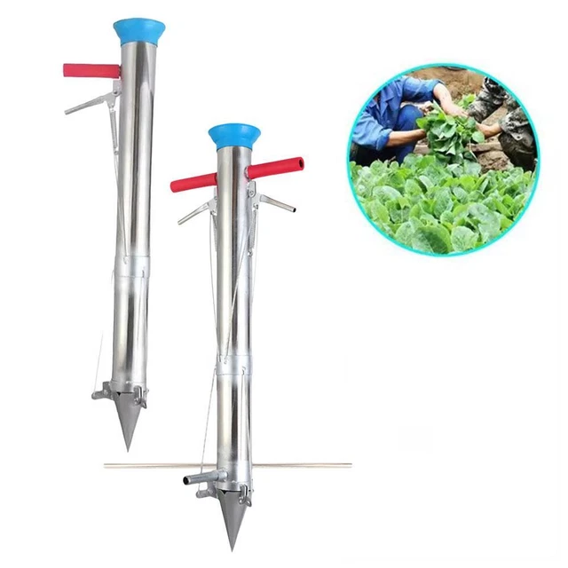 Trapiantatore Da Giardino In Acciaio Inox - Per Piantine, Bulbi E Talee, Con Manico Ergonomico - Foto 9