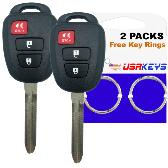 2 For 2018 2019 Toyota Tundra Keyless Entry Remote Car Key Fob GQ4-52T H Chip