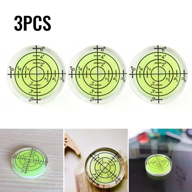 32mm Spirit Bulle Niveau Degré Mark Surface Circulaire de Mesure Bulls Yeux