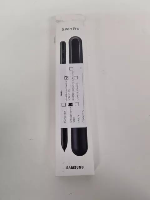 Genuine Samsung Galaxy S Pen Pro - Black *A-GRADE* (FREE SHIPPING)