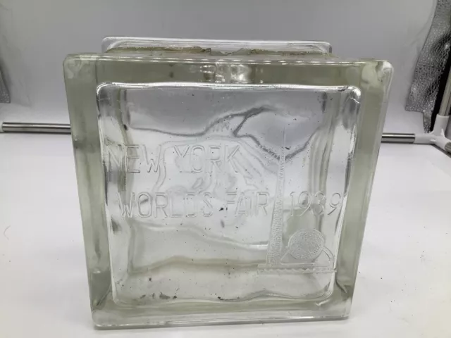 Vintage Esso Gas World’s Fair Savings Bank 1939 Glass Cube New York 3