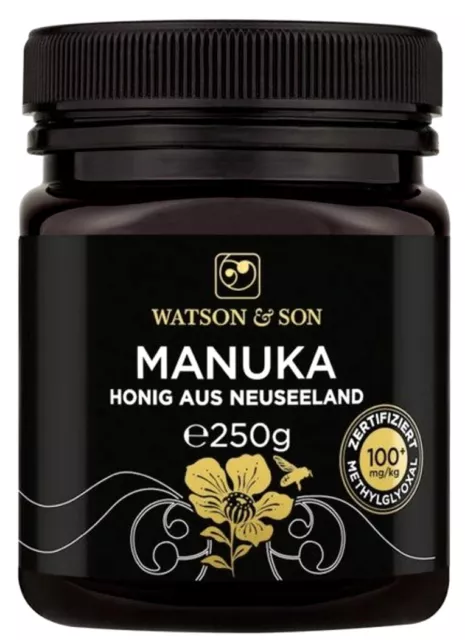 250g Watson & Son Manuka Honig MGO 100+ aus Neuseeland NEU OVP