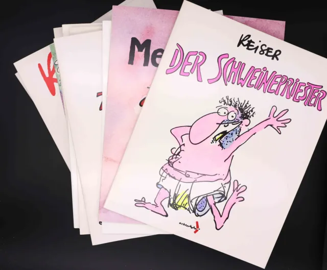 Jean-Marc REISER Semmel Achterbahn Verlag SC Satire schwarzer Humor Comic Album