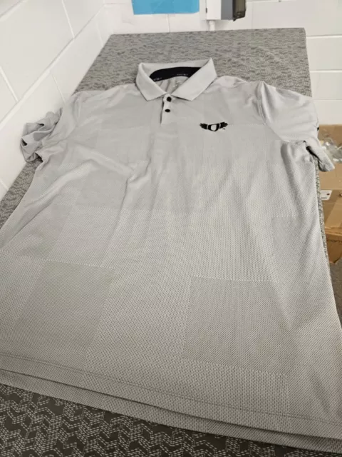 Nike Shirt Mens Extra Large Black Golf Polo Tigers Woods Dri-Fit Short-Sleeve