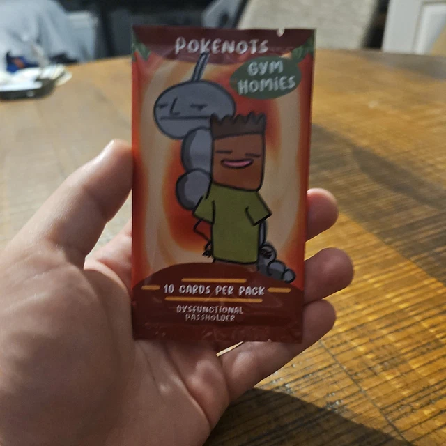 GYM HOMIES DYSFUNCTIONAL Passholder Pokenots Sealed Booster Pack $22.00 -  PicClick