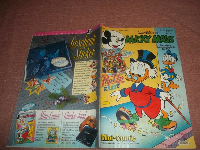Micky Maus***Comic***Heft***Nr.49 Vom 30.11.1989