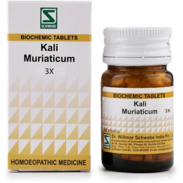 Willmar Schwabe India Kali Muriaticum 3X (20g) Long Expiry