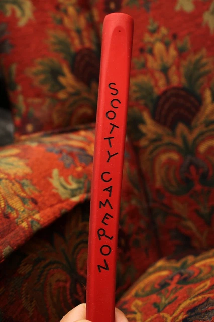 SCOTTY CAMERON RED Dancing Pistolini Grip $64.00 - PicClick