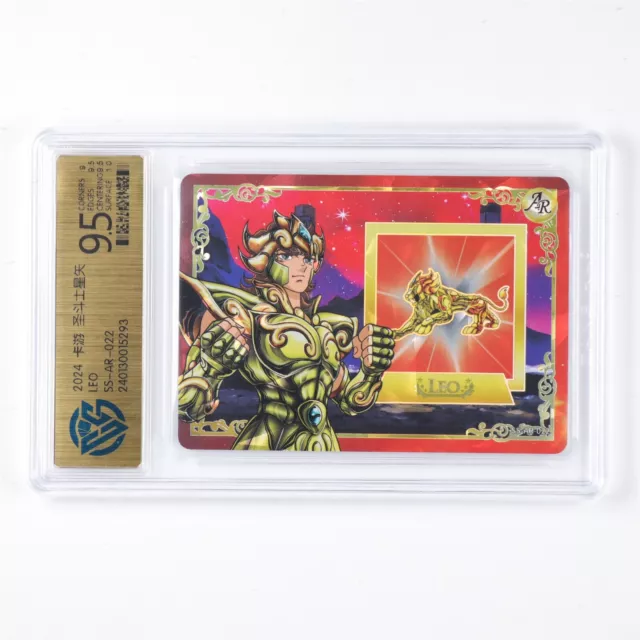 CCG 9.5 KAYOU Oficial 2024 SAINT SEIYA TCG SS-AR-022 Leo