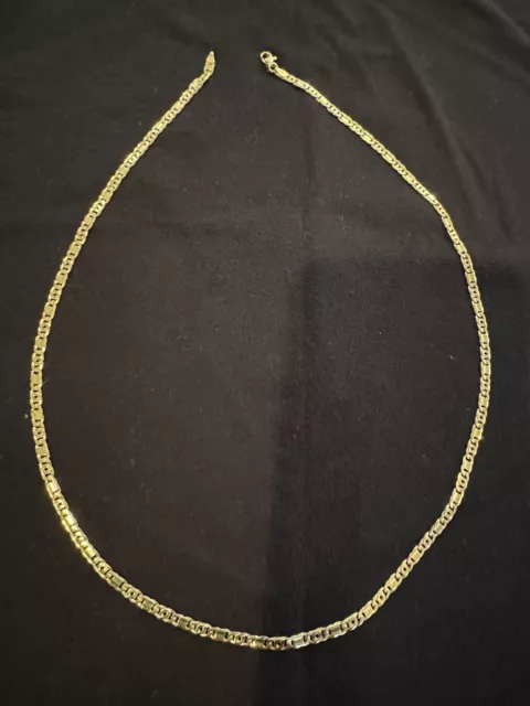 18k solid gold chain necklace