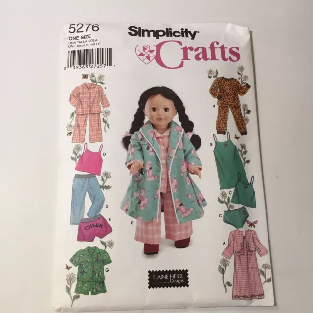 Simplicity 4786 18" Doll Clothes