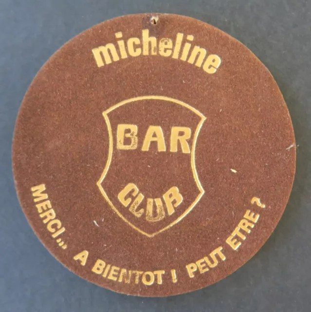 Sous-bock bière MICHELINE BAR CLUB beermat Bierdeckel 14