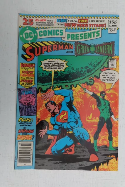 DC Comics Presents #26 Oct 80 Superman 1st New Titans