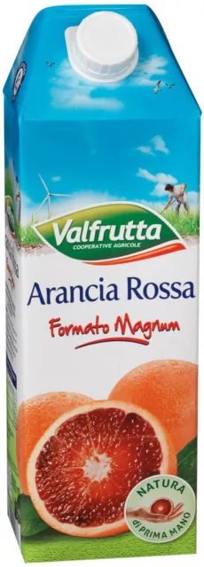 Valfrutta Succo di Frutta Formato Magnum da 1.5 L - Arancia Rossa -Senza Glutine