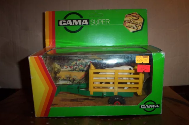 GAMA Super 2364 viehanhänger mit tieren Anhänger kuh 2 kühe bauernhof farmer mod