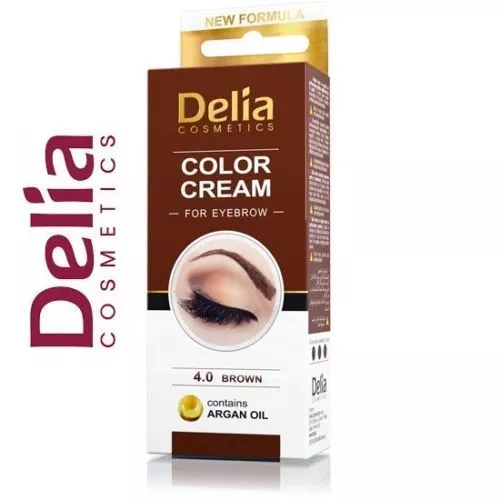Delia Henna Brown / Color Cream Eyebrow Professional Tint Kit