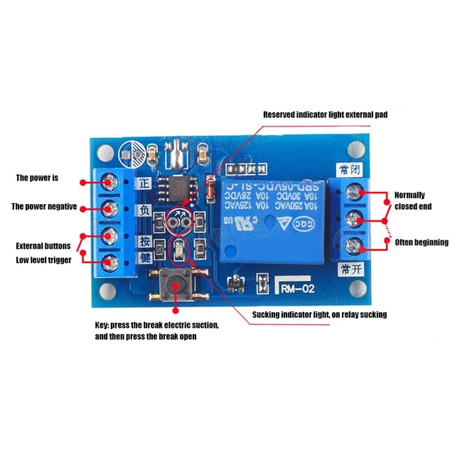 Latching Relays Relay Module Modification Self-locking Start Start-stop Switch