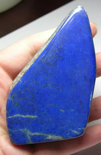 160 g Afghanistan spécimen de lapis-lazuli rugueux 100 % naturel dégringolé 5,6 oz 78 mm 2