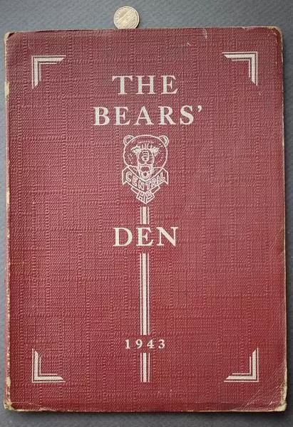 1943 Indianapolis Indiana Lawrence Central High School Yearbook The Bears' Den -