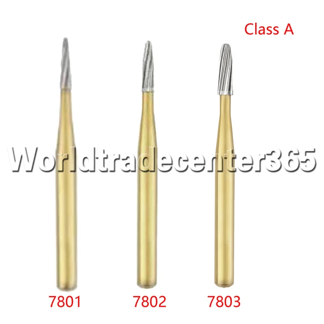 Dental Orthodontic High-Speed Carbide Burs FG 7801/7802/7803 Debonding Finishing