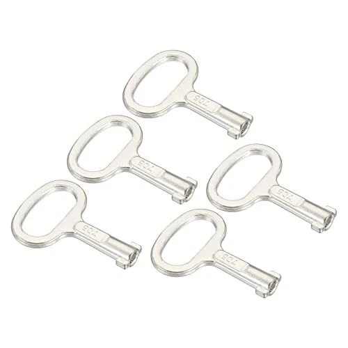 Key Shape Socket Spanner Key, 5 Pack Electrical Cabinet Gas Water Meter Switc...