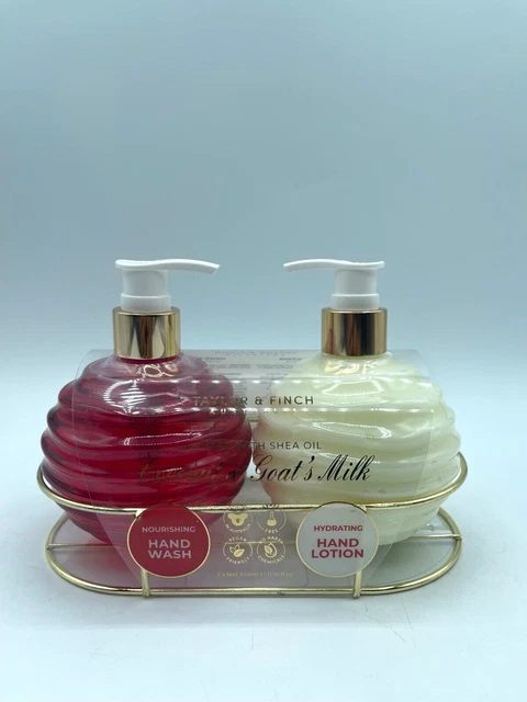 Lavado a mano y loción de leche de coco y cabra TAYLOR & FINCH (infundido con aceite de karité)