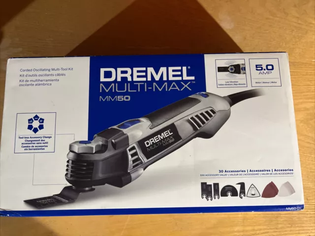 Dremel MM50-01 Multi-Max MM50 5 Amp Variable Speed Corded Oscillating Multi-Tool Dremel MM50-01 Multi-Max MM50 5 Amp Variable Speed Corded Oscillating Multi-Tool