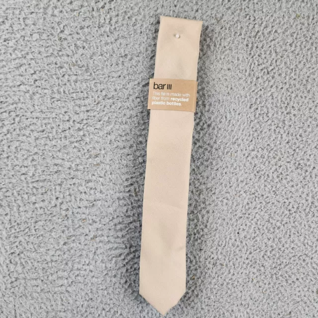 BAR III Carnaby Collection Sable Solid Tie Men's One Size Taupe