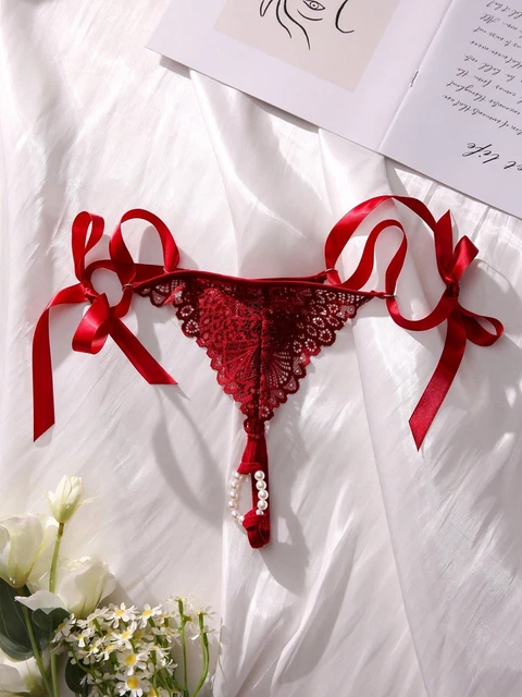 ohyeahlady Femme Culotte Dentelle Slip Sexy sous-Vêtement Ouverte