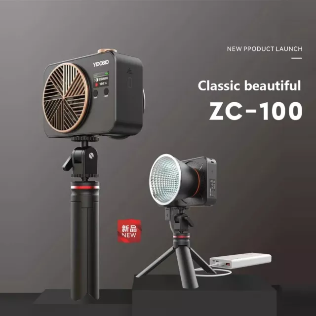 Yidoblo ZC-100 100W RGB COB LED Video Light Pocket Continuous Light 2700K-7500K