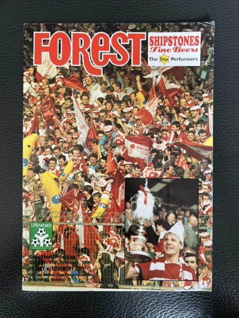 11.2.1990. Nottingham Forest v Coventry City (League Cup S/F).